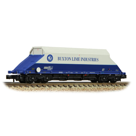 Graham Farish 377-101D N Gauge JGA Bogie Hopper 'Buxton Lime Industries' White & Blue
