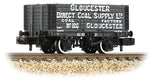 Graham Farish 377-2022K N Gauge 7 Plank Wagon Gloucester Direct Coal