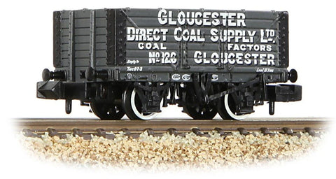Graham Farish 377-2022K N Gauge 7 Plank Wagon Gloucester Direct Coal