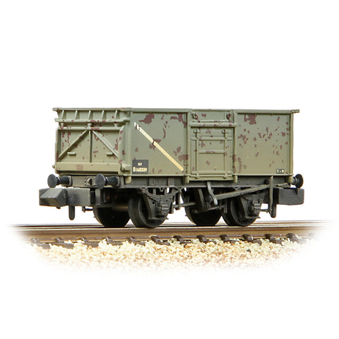 Graham Farish 377-227J N Gauge BR 16T Steel Mineral Wagon with Top Flap Doors BR Grey [W]