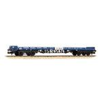 Graham Farish 377-401A N Gauge BR FVV Carflat Wagon BR Blue 'Motorail'