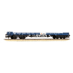 Graham Farish 377-401 N Gauge BR FVV Carflat Wagon BR Blue 'Motorail'