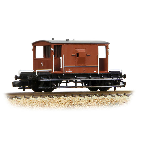 Graham Farish 377-525F N Gauge BR 20T Brake Van BR Bauxite (Early)