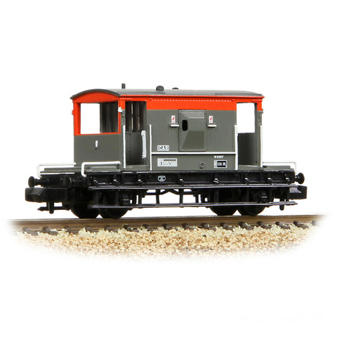 Graham Farish 377-535B N Gauge BR 20T Brake Van BR Railfreight Red & Grey