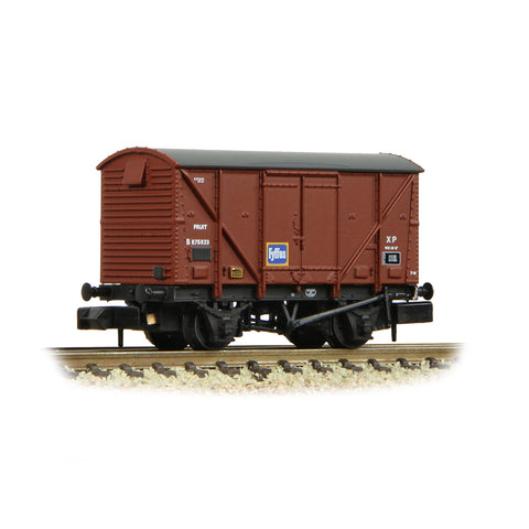Graham Farish 377-626B N Gauge BR 12T Plywood Fruit Van BR Bauxite (Late) 'Fyffes'