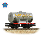 Graham Farish 378-002 N Gauge 14T Anchor-Mounted Tank Wagon 'National Benzole' Silver