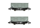Graham Farish 378-050 N Gauge BR 24.5T Mineral Wagon BR Grey
