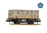 Graham Farish 378-052A N Gauge BR 24.5T Mineral Wagon BR Grey (TOPS) WEATHERED