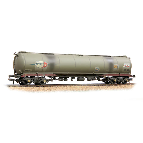 Bachmann 38-119B OO Gauge BR 102T TEA Bogie Tank Wagon Debranded (ex-Murco) Grey [W]