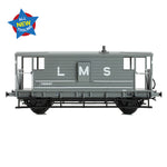 Bachmann 38-975 OO Gauge LMS 20T Brake Van LMS (L M S) Grey