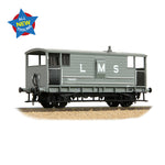 Bachmann 38-975 OO Gauge LMS 20T Brake Van LMS (L M S) Grey
