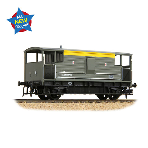 Bachmann 38-979 OO Gauge LMS 20T Brake Van BR Engineers Grey & Yellow