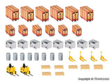 Kibri 38647 HO/OO Gauge Small Container and Loads Set Kit