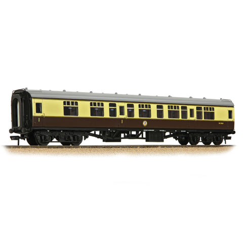 Bachmann 39-129D OO Gauge BR Mk1 CK Composite Corridor BR (WR) Chocolate & Cream