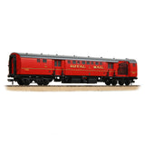 Bachmann 39-421C OO Gauge BR Mk1 POS Post Office Sorting Van Post Office Red (with Net)