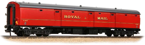 Bachmann 39-771K OO Gauge BR Mk1 POT Post Office Red Stowage Van W80417