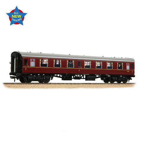 Bachmann 39-826A OO Gauge BR MK1 FO First Open BR Maroon