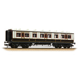 Bachmann 39-870 OO Gauge LNWR 50ft Arc Roof Third Corridor LNWR Dark Claret & White