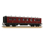 Bachmann 39-873A OO Gauge LNWR 50ft Arc Roof Third Corridor LMS Crimson Lake