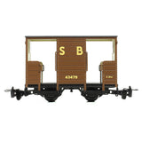 Bachmann 393-101A OO-9 Gauge RNAD Open-End Brake Van Statfold Barn Railway Brown