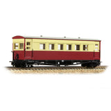 Bachmann 394-027 OO-9 Gauge Gloucester Bogie Coach Lincolnshire Coast L.R. Crimson & Cream