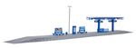 Kibri 39557 HO/OO Gauge Modern Platform with LED Lighting Kit