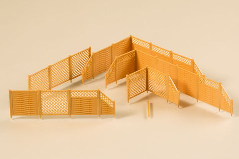 Auhagen 41648 HO/OO Gauge Privacy Fence with Posts Kit