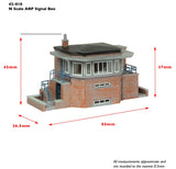 Graham Farish 42-010B N Gauge ARP Signal Box Blue