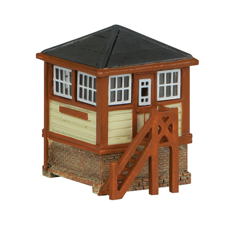 Graham Farish 42-182C N Gauge Ground Frame Hut Chocolate and Cream