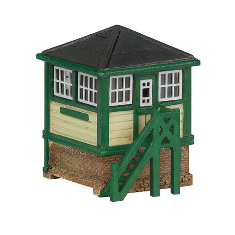 Graham Farish 42-182G N Gauge Ground Frame Hut Green and Cream