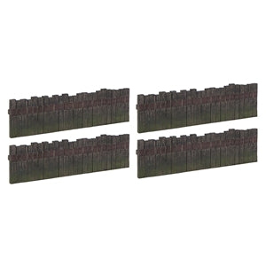 Graham Farish 42-595 N Gauge Scenecraft Sleeper Built Fencing (4 pcs)
