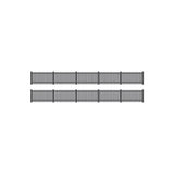 Ratio 422 OO Gauge GWR Station Fencing (Black)