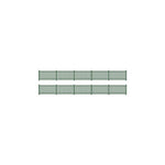 Ratio 431 OO Gauge Station Fencing (Green)
