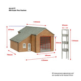 Bachmann 44-0177 OO Gauge Scenecraft Fire Station