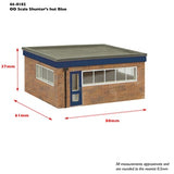 Bachmann 44-0182W OO Gauge Scenecraft Shunter's Hut White