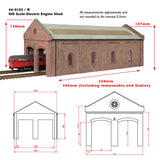 Bachmann 44-0183 OO Gauge Scenecraft Electric Train Depot (White)