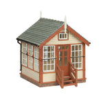 Bachmann 44-0184B OO Gauge Scenecraft Platform Mounted Signal Box Brown