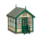 Bachmann 44-0184G OO Gauge Scenecraft Platform Mounted Signal Box Green
