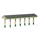 Bachmann 44-0188A OO Gauge S&DJR Wooden Canopy Green and Cream