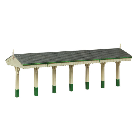 Bachmann 44-0188A OO Gauge S&DJR Wooden Canopy Green and Cream