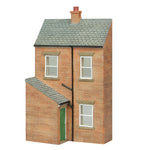 Bachmann 44-0217G OO Gauge Scenecraft Low Relief Rear of Terrace, Left Hand Door Green
