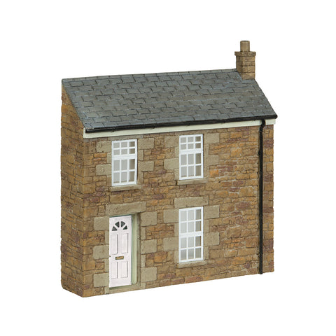 Bachmann 44-0219A OO Gauge Low Relief Stone Terrace Left Hand Door White