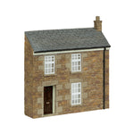 Bachmann 44-0219B OO Gauge Low Relief Stone Terrace Left Hand Door Brown