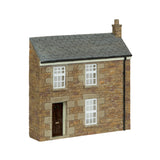 Bachmann 44-0219B OO Gauge Low Relief Stone Terrace Left Hand Door Brown