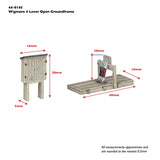 Bachmann 44-0145 OO Gauge Wigmore 4-Lever Open Ground Frame