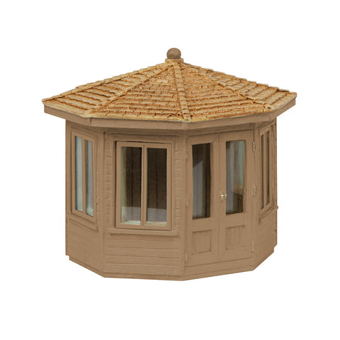 Bachmann 44-0536B OO Gauge Octagonal Summer House - Brown