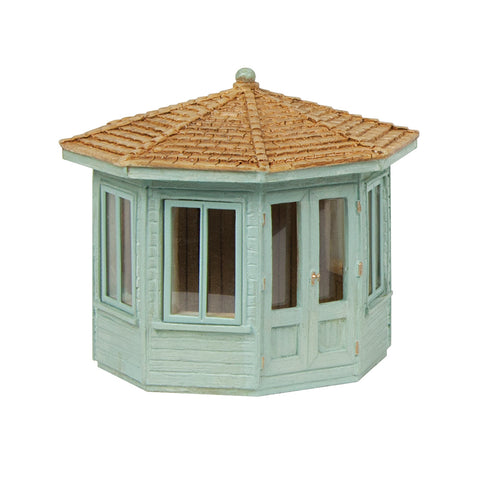 Bachmann 44-0536G OO Gauge Octagonal Summer House - Green