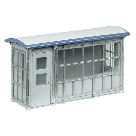Bachmann 44-0545 OO Gauge Metal Platform Shelter - Blue