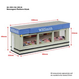 Bachmann 44-1021A OO Gauge Newsagent Platform Kiosk - Orange & Brown