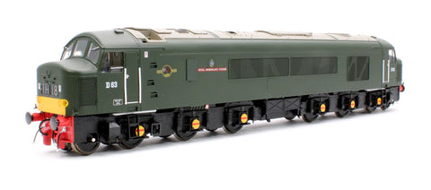 Heljan 45102 OO Gauge Class 45 D63 'Royal Innisklling Fusilier' BR Economy Green